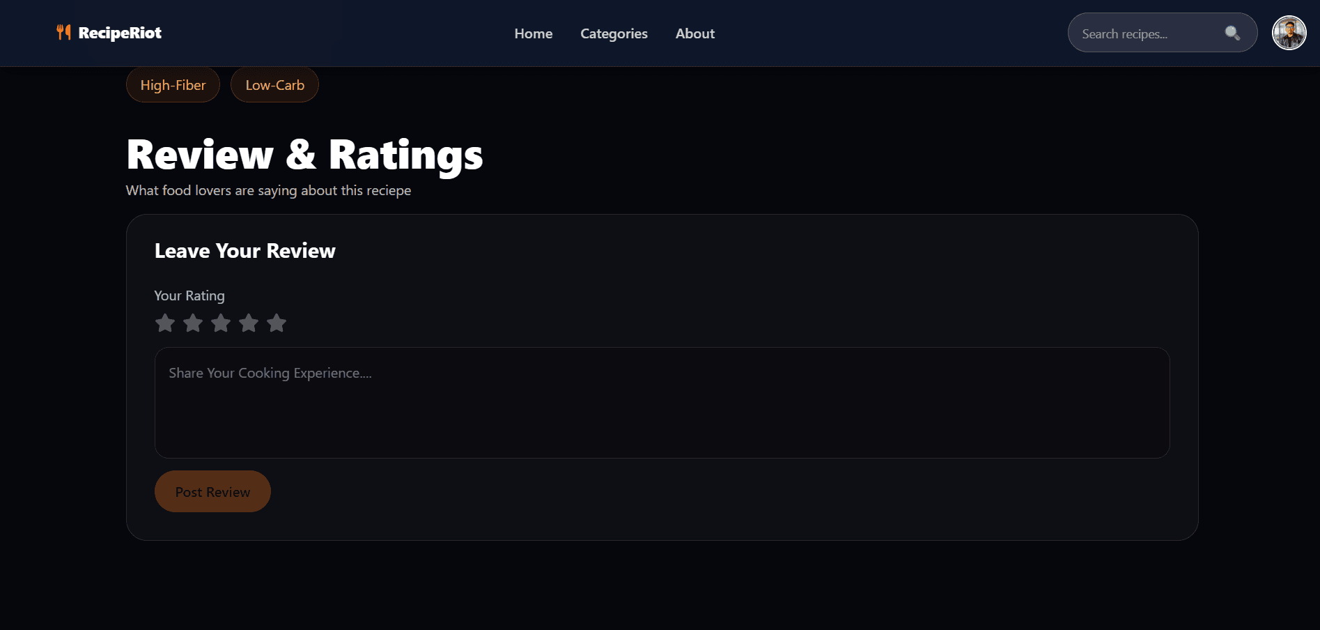 Comments & Ratings