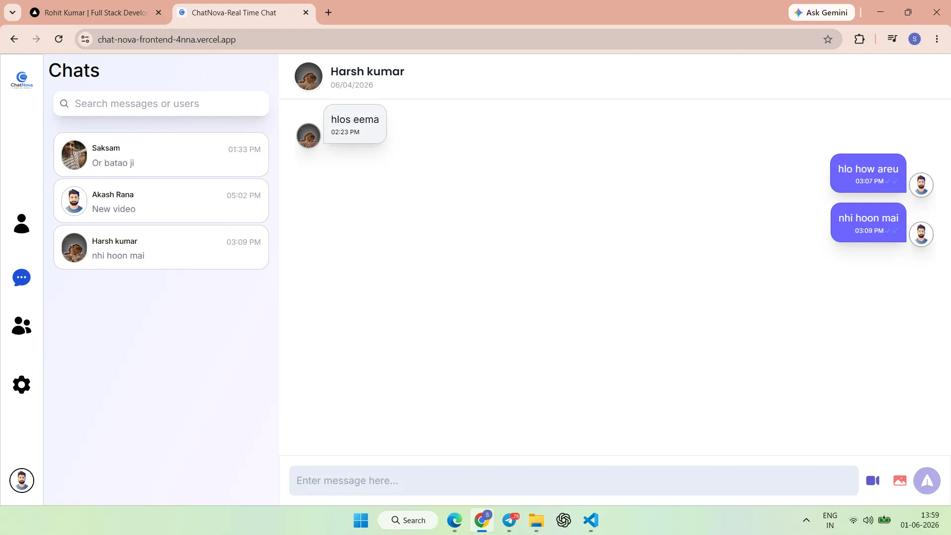 CHATNOVA Screenshot 1